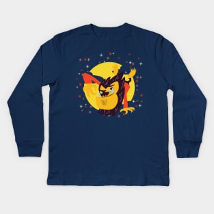 freeform wolfie Kids Long Sleeve T-Shirt